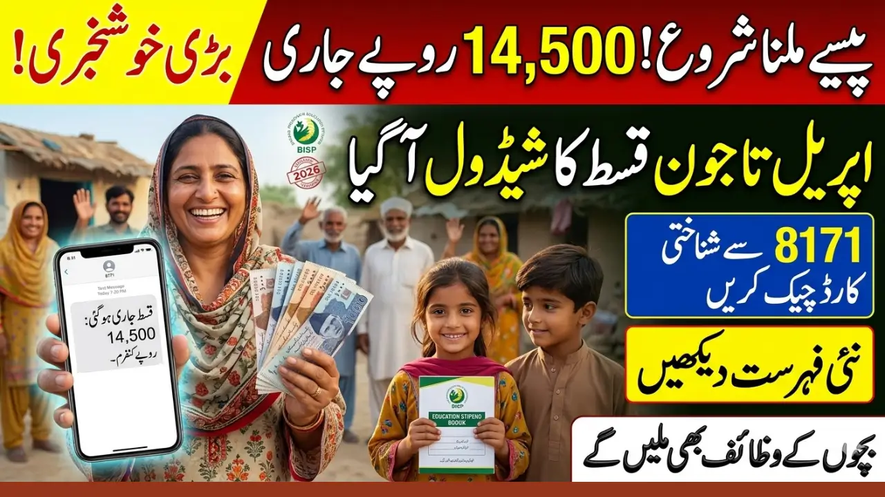 Ehsaas Program Payment Schedule 2026– Check Exact Dates & When Your Money Will Arrive